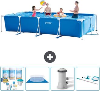 Intex Piscina Con Estructura Rectangular - 450x220x84 Cm - 7-piezas S20847