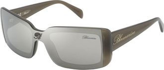 Blumarine SBM782 0G41 Womens Sunglasses Brown Size 99