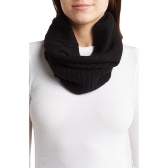 Portolano Cashmere Neck Warmer in Blk at Nordstrom Rack