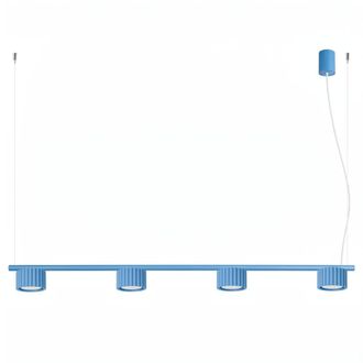 Sollux Lighting Ara&ntilde;a azul claro aluminio alt. 208 cm