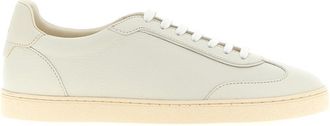 Brunello Cucinelli White Leather Sneakers