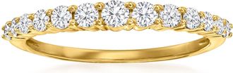 Ross-Simons Diamond Graduated Ring in 14kt Yellow Gold