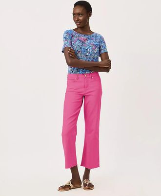 Lilly Pulitzer 28 Lindessa High Rise Crop Jean