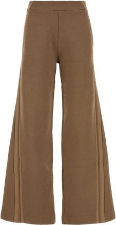 Max Mara Wide Leg Pants - Dames - Sweatpants - Bruin - S - Broeken