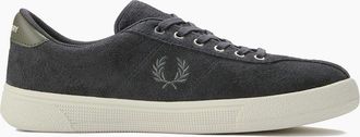 Fred Perry Mens Fred Perry Suede Tennis Shoe - Black - Size: 10