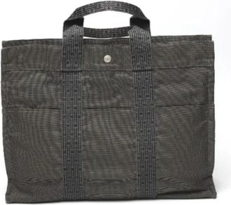 Herm&egrave;s Pre-owned Fabric totes - Dames - Vintage Shopper - Zwart - ONE Size - Vintage