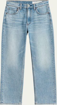 Rag & Bone Harlow Mid-Rise Ankle Straight Jeans