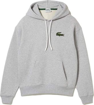 Lacoste Mens Big original crocodile logo sweatshirt - Grey Cotton - Size X-Small