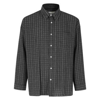 Sunflower Stable Shirt - Heren - Overhemden - Grijs - Maat: M