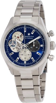 Zenith Chronomaster Blue Open Boutique Edition Chronograph Automatic Mens Watch 03.3300.3604/51.M3300