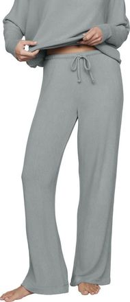 Eberjey Cozy Time Straight Leg Lounge Pants in Lead at Nordstrom, Size X-Small