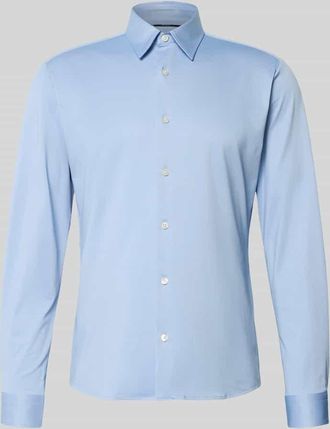 HUGO BOSS Slim Fit Businesshemd mit Kentkragen Modell ROAN in Hellblau, Gr&ouml;&szlig;e XXL