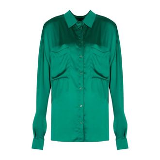 Liu Jo Camicia dal taglio dritto minimal - - Blouses & Shirts - Donna - Verde - M