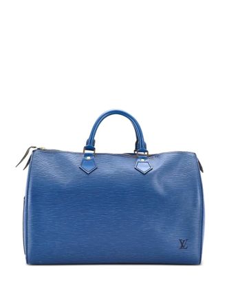 Louis Vuitton Speedy Handbag Epi Leather 35 satchel - Blu