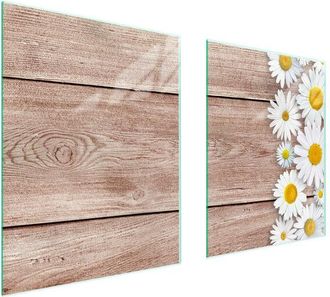 OEM Placa Protectora De Vidrio Para Estufa 85x52 Le&ntilde;a