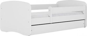 Topeshop Topeshop - Happy - Cama Infantil Blanca Completa 140 X 80 Cm Somier + Colch&oacute;n + Cajones