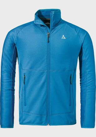 Sch&ouml;ffel Fleecejacke SCH&Ouml;FFEL Fleece Jk Style Cascata MNS, Herren, Gr. 50, blau (8275, blau), Oberstoff: 94% Polyester, 6% Elasthan, regular fit, hoch geschlos