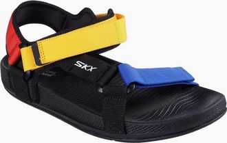 Skechers Mens Hyperslide - Black/Multi - Size: 6 39.5