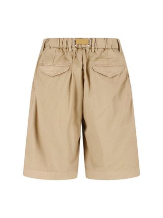 White Sand Mens Trousers Beige Cotton ; Elastane