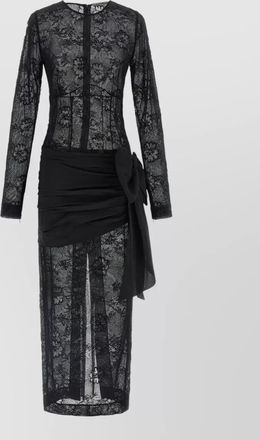 Alessandra Rich lace bustier midi dress