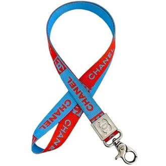 Chanel Vintage, unisex, Blauw, ONE Size, Nylon, Pre-owned Fabric home-office