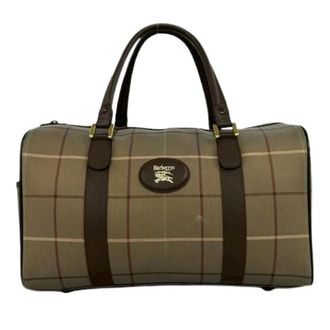 Burberry Pre-owned Weekend Bags, unisex, Brown, Size: ONE SIZE Pre-owned Boston Bag