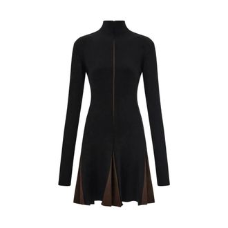 Ferragamo Short Dresses, female, Black, Size: 2XS Dress Ferragamo