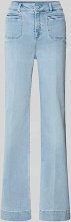 Christian Berg Wide Leg Jeans mit Eingrifftaschen in Hellblau, Gr&ouml;&szlig;e 34/28