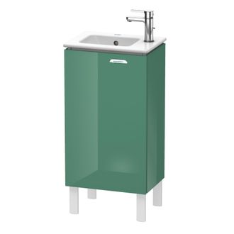 Duravit Duravit L-cube Mueble De Aseo Vertical, 1 Puerta, Con Bisagra A La Derecha, 420mm, Para Me By Starck 072343, Color: Jade Laca Alto Brillo - Lc6273r030