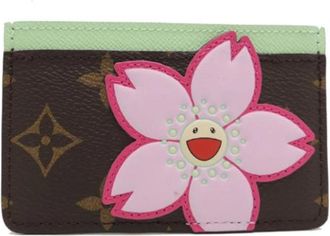 Louis Vuitton Pre-owned Card Case - Dames - Vintage Accessoires - Bruin - ONE Size - Vintage