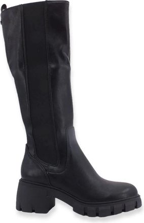 Steve Madden Overknee laarzen - Dames - Hoge Laarzen - Zwart - 37 1/2 EU - Schoenen