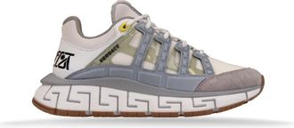 Versace Sneakers - Heren - Sneakers - Grijs - 38 EU - Leer - Schoenen