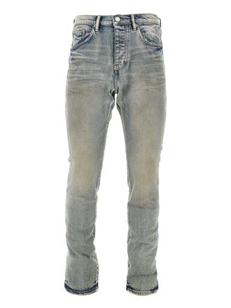 Purple P005 washed jeans - Blue