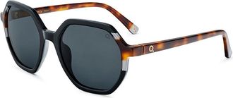 Etnia Barcelona Horta Polarized BKHV Womens Sunglasses Black Size 54