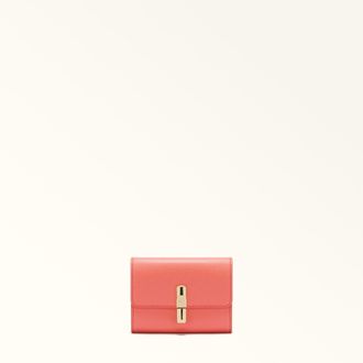 Furla Iride Compact Wallet S Aperitivo Textured Leather Woman