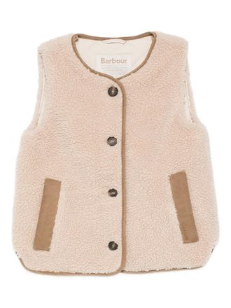 Barbour button-fastening gilet - women - Recycled Polyester/Polyester - 14 - Neutrals