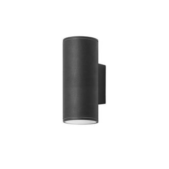 Forlight Aplique exterior led aluminio negro 9x9x15 cm