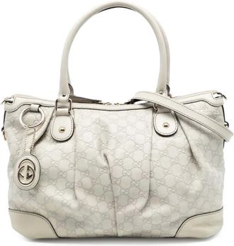 Gucci Borsa a tracolla Guccissima Sukey 2016-2025 - Bianco