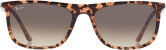 Ray-Ban Brown Gradient Rectangular Unisex Sunglasses RB2216 14290A 58