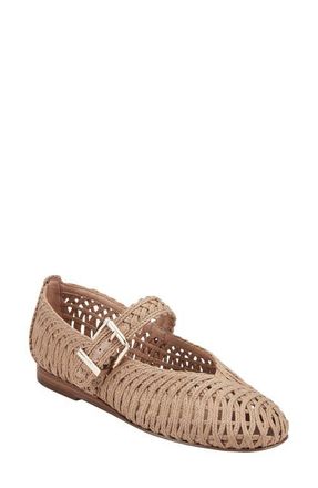 Marc Fisher Emillia Mary Jane Flat in Light Natural at Nordstrom, Size 6.5