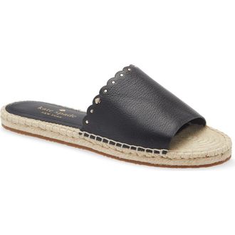 Kate Spade New York gabriela espadrille slide sandal in Black at Nordstrom Rack, Size 7
