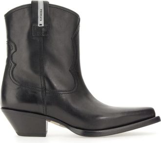Premiata Leren Texaanse Laars - Dames - Cowboylaarzen - Zwart - 36 EU - Leer - Schoenen