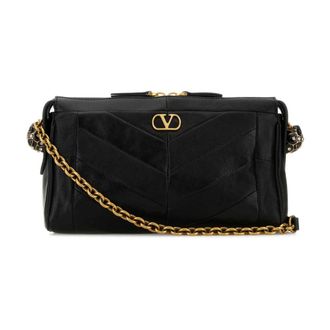 Valentino Garavani Cross Body Bags, female, Black, Size: ONE SIZE Panthea Crossbody Bag