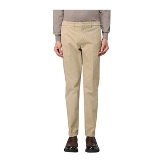 Fay Broeken, Heren, Beige, W31, Veelzijdige Beige Chinos voor Mannen