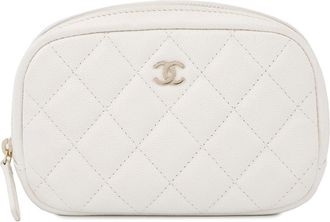 Chanel Matelasse Grained Calfskin Pouch (Pre-Owned)