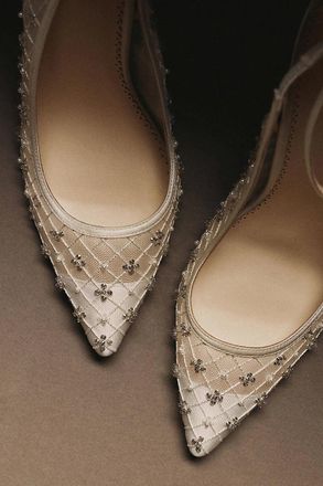 Bella Belle Kennedy Deco Mesh Pumps