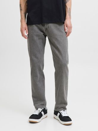 Jack & Jones Relax-fit-Jeans JACK & JONES JJICHRIS JJORIGINAL SQ 735 LN, Herren, Gr. 28, L&auml;nge 32, grau denim, Denim/Jeans, Obermaterial: 100% Baumwolle, Abriebeff