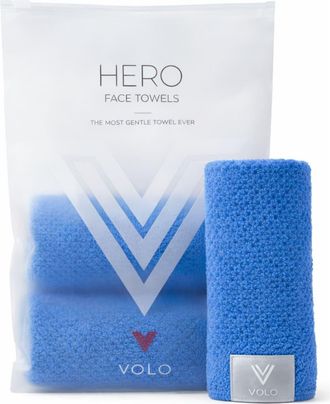 Volo Beauty 3-Pack Face Towels in Cielo Blue at Nordstrom