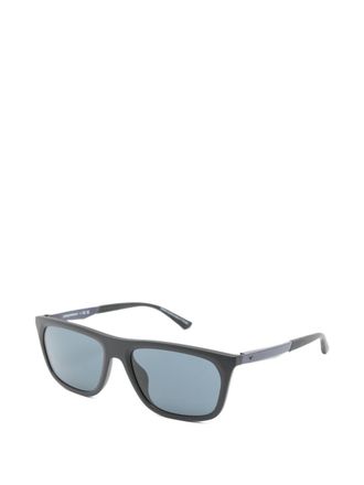 Emporio Armani Rectangle Frame Sunglasses - Black