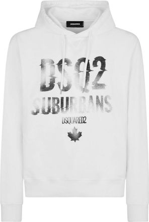 Dsquared2 White Sweatshirt with logo